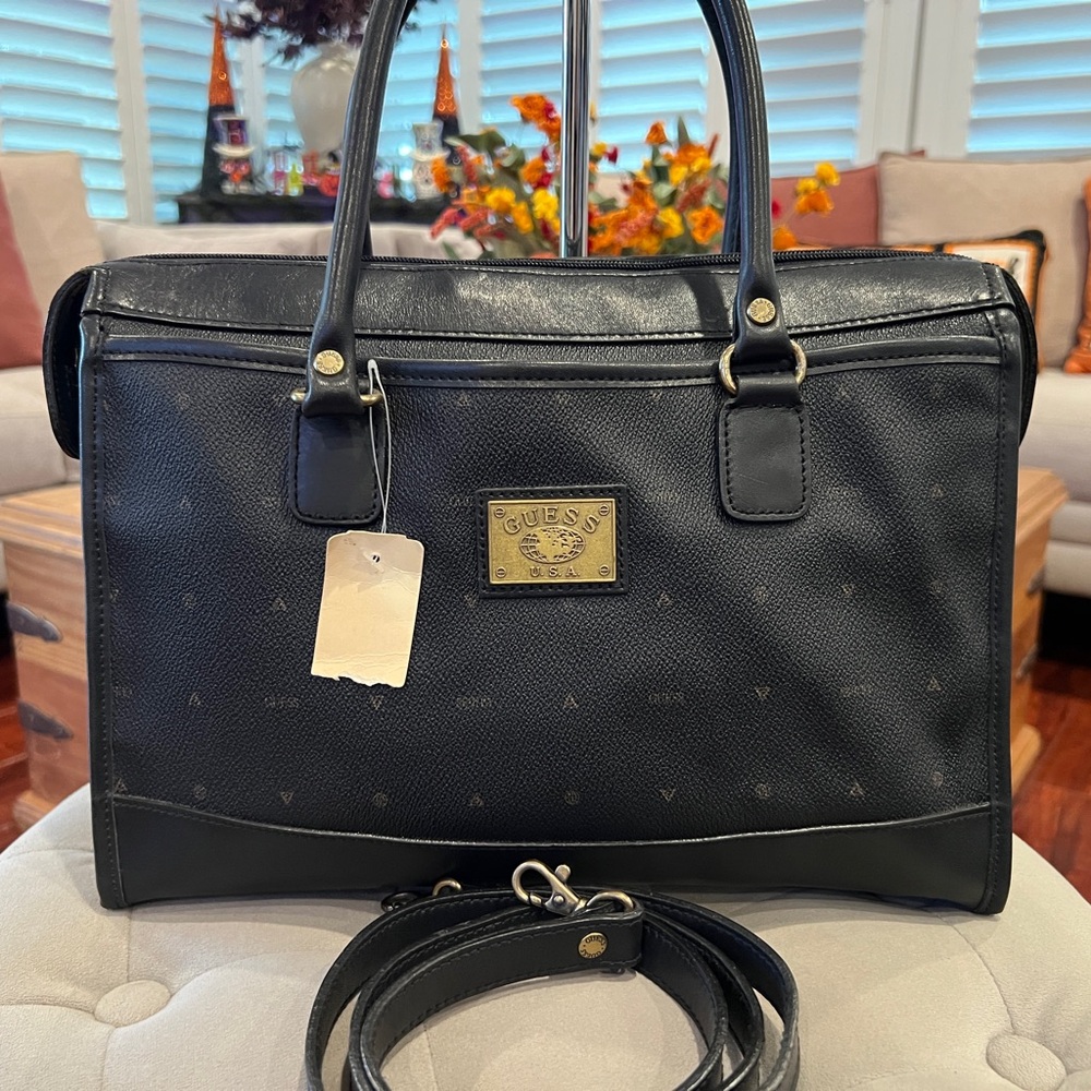 GUESS USA NWT Vintage Satchel Bag - Picture 4 of 17